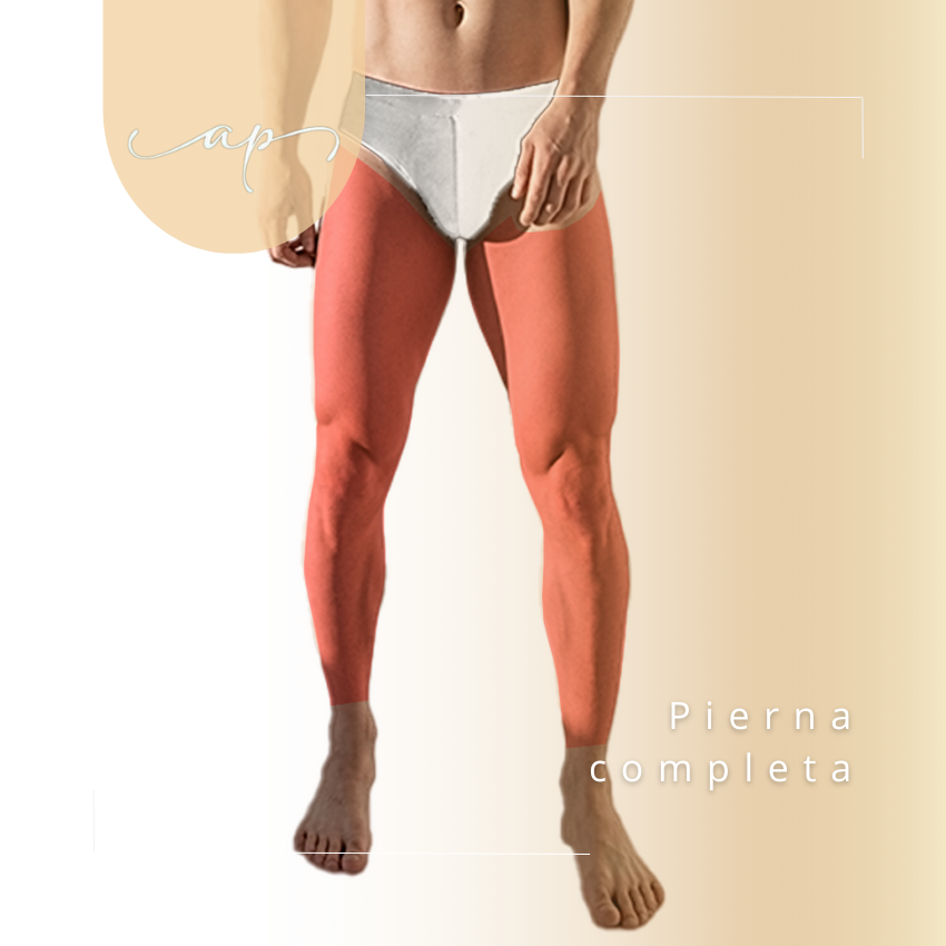 Piernas completas hombre | Depilación Láser