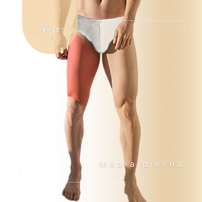 Media pierna hombre