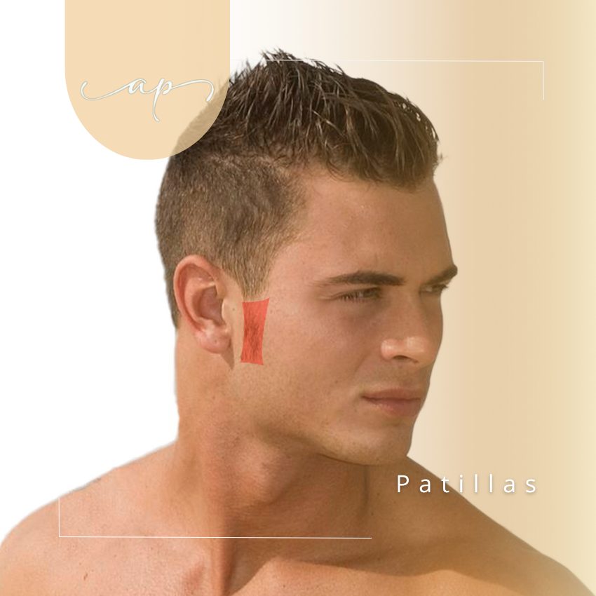 Patillas hombre