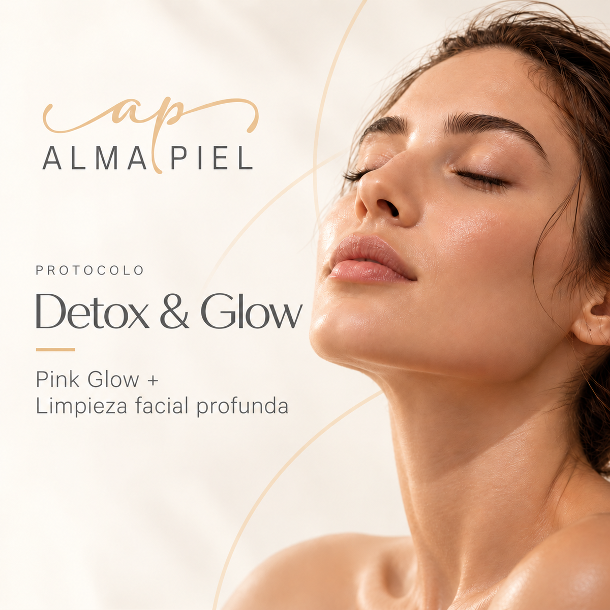Detox & Glow: Pink Glow + Limpieza facial profunda